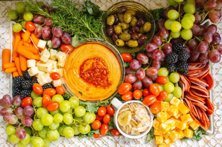 EEC About Us grazing board at wedding